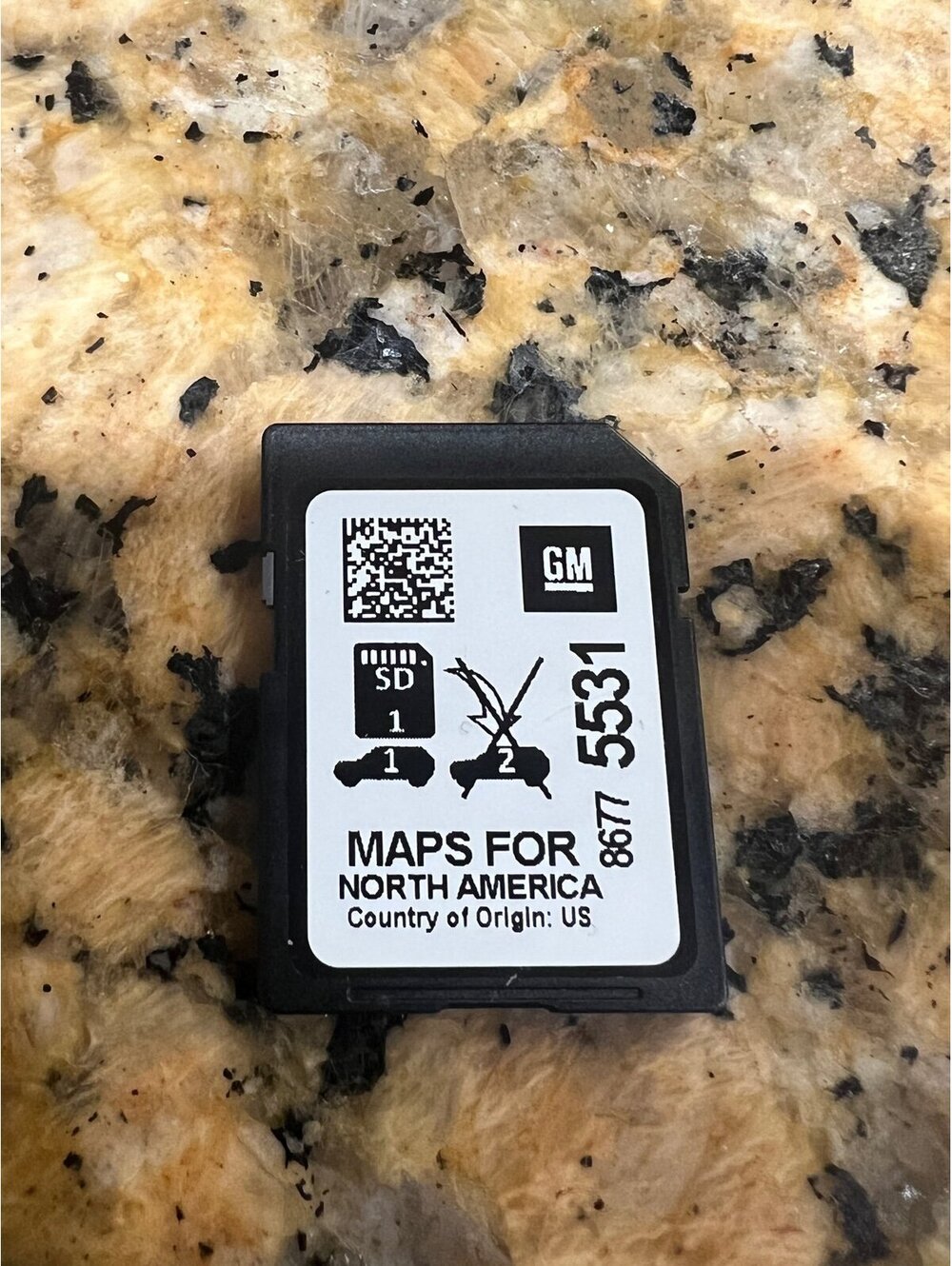 2020-2022 CHEVY suburban/acadia NAVIGATION SD CARD 8677 5531
